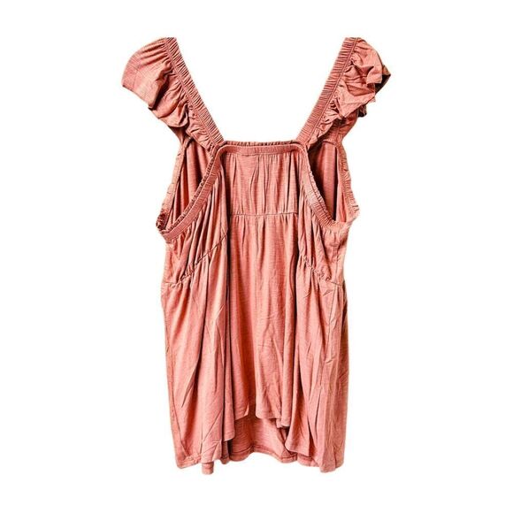 TORRID Super Soft Slub Ruffle Shoulder Babydoll Tank Top - Picture 9 of 13